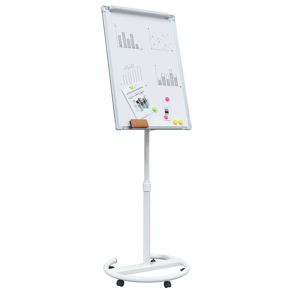 Lavagna magnetica Vidaxx grigia e bianca 62 x 62,5 x 197 cm eps