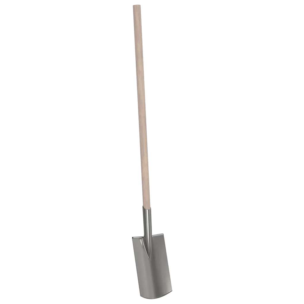 Vidaxl schep hoofd zilver 43 x 17 cm gepoedercoat staal