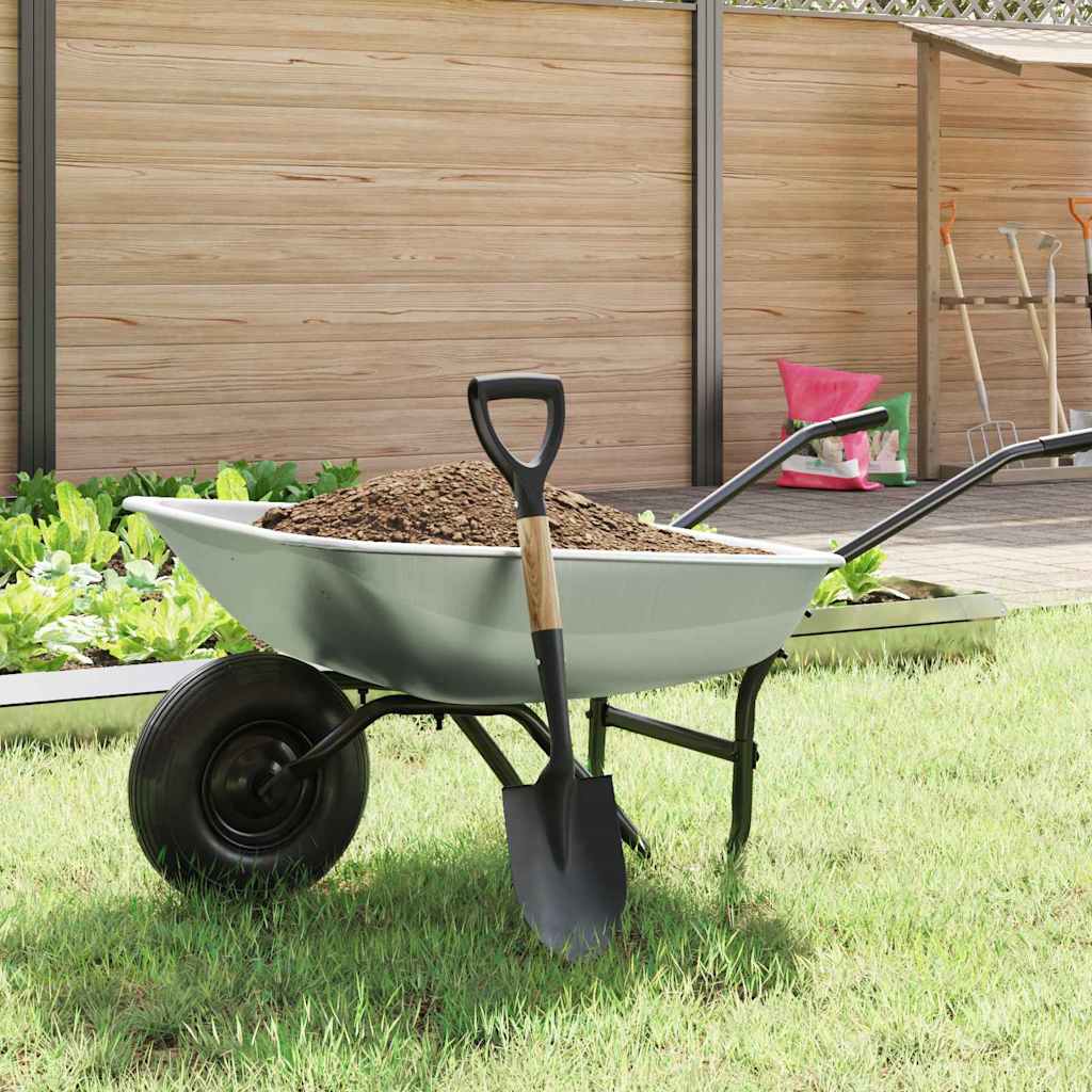 Pala Vidaxx nera 68,5 cm potente acciaio rivestito e legno massiccio