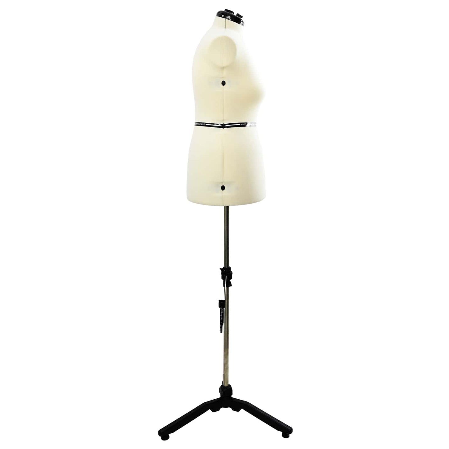 VidaXL abito modellabile donna crema l velluto