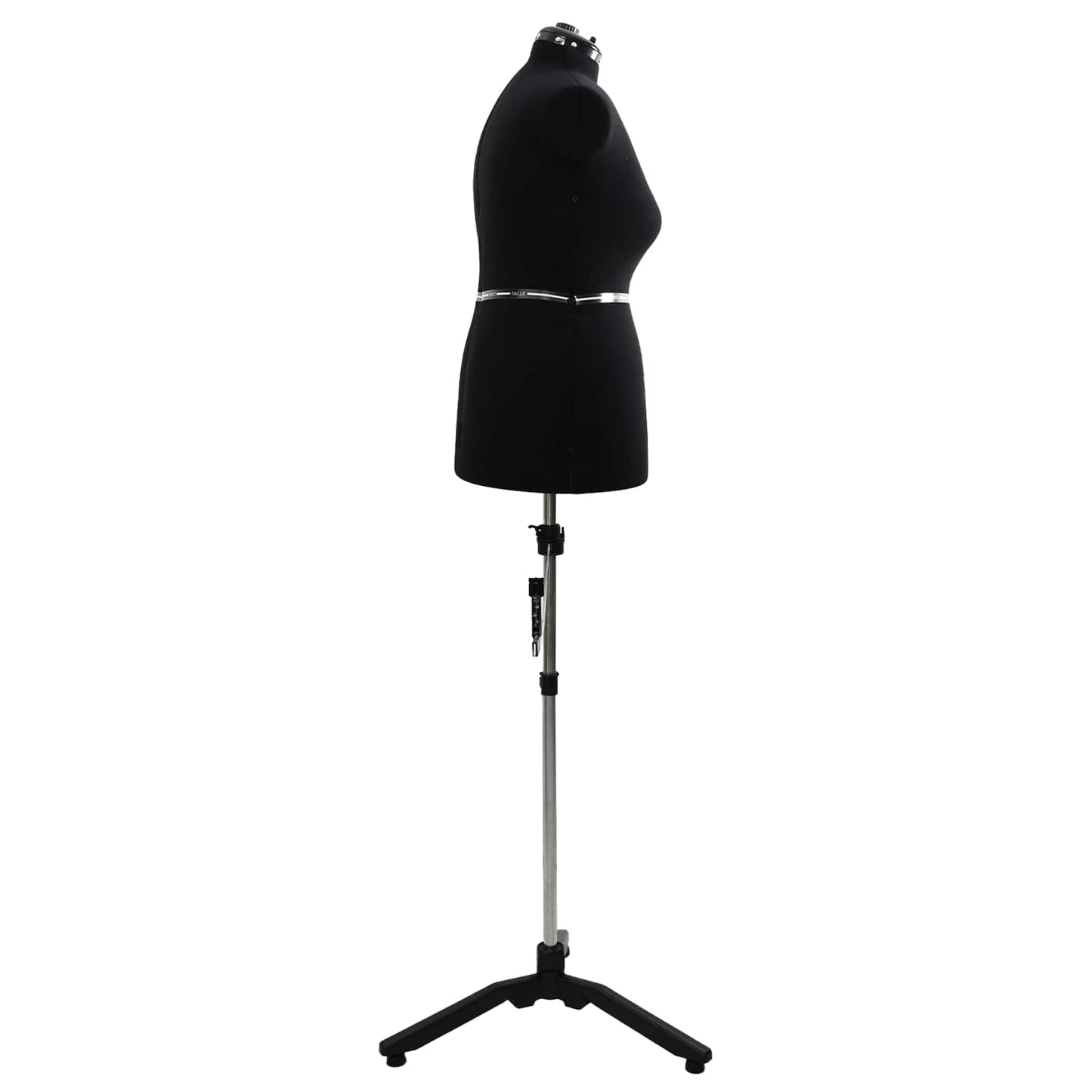 VidaXL abito regolabile forma donna nero l velluto