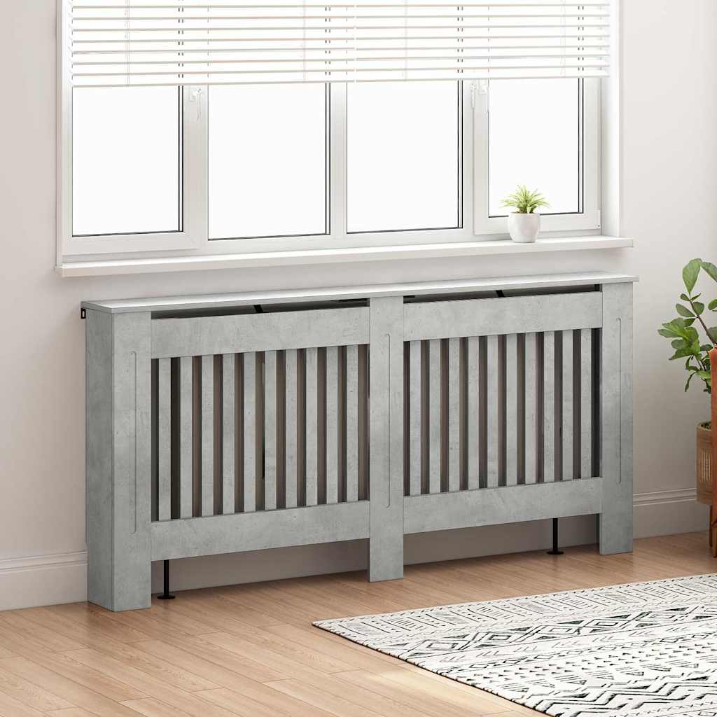 Copriradiatore Vidaxx grigio cemento 172 x 19 x 81,5 cm in multistrato