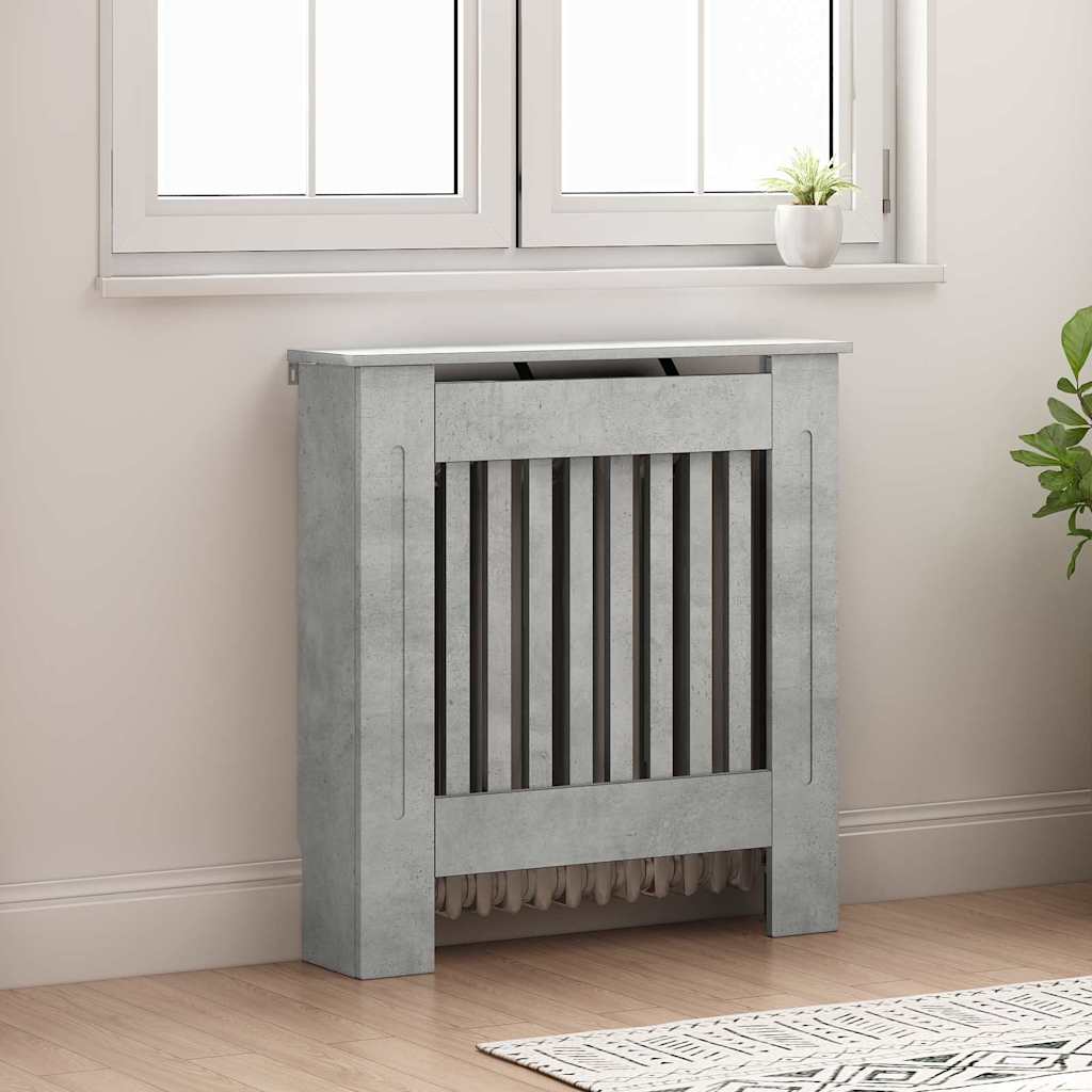Copriradiatore Vidaxx grigio cemento 78 x 19 x 81,5 cm in multistrato