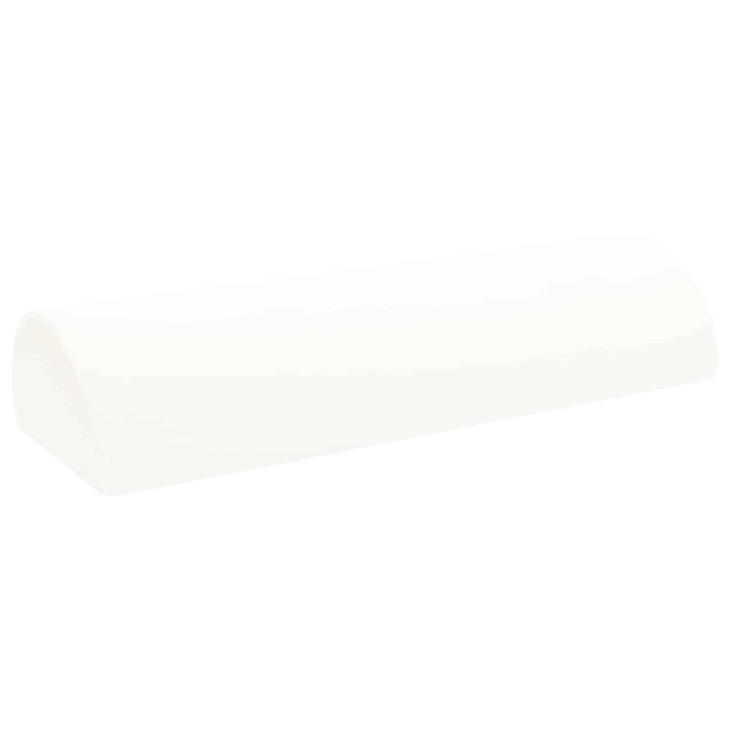 Vidaxl beenkussen effen wit 52 x 20 x 12 cm