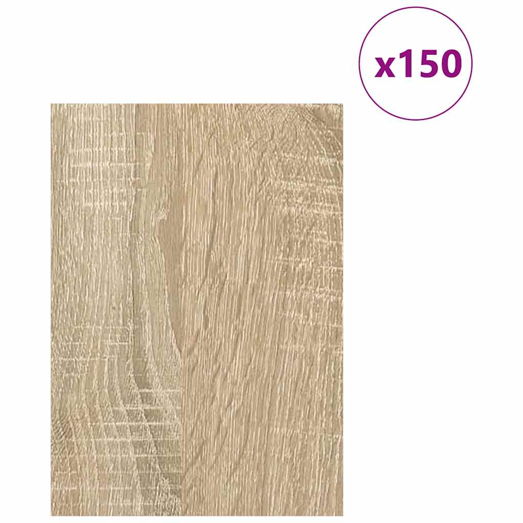 Vidaxl decorpanelen 150 pcs sonoma eiken 21 x 30 x 0,27 cm