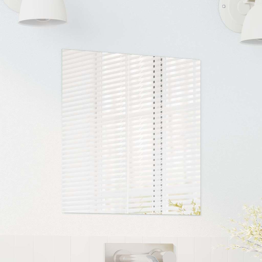Vidaxl wandspiegel vierkant 40 x 40 cm gehard glas