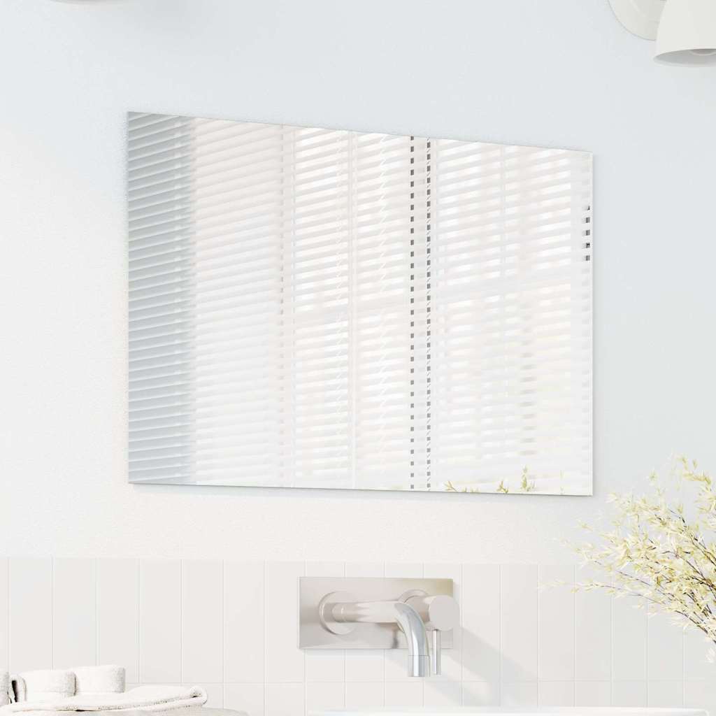 Vidaxx espejo de pared rectangular 60 x 40 cm vidrio templado