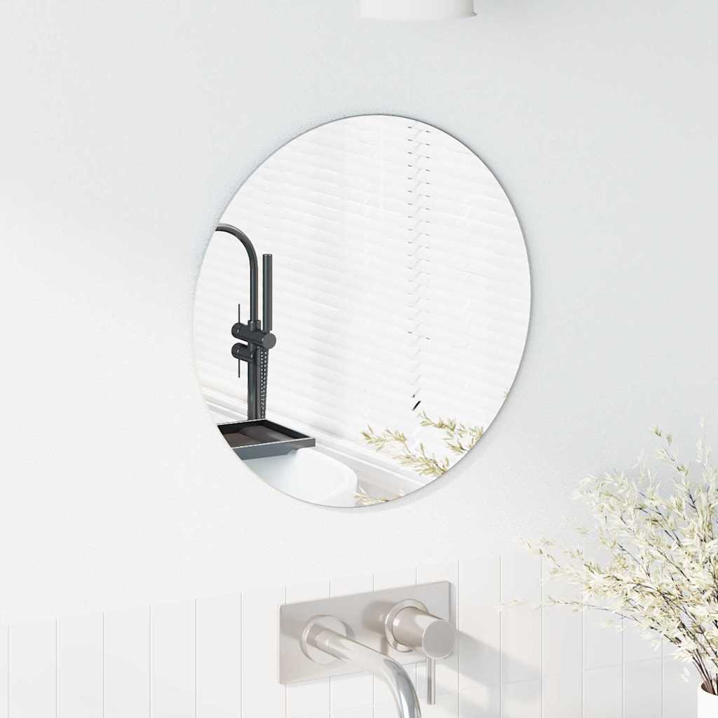Specchio da parete Vidaxx rotondo ø 40 cm in vetro temperato