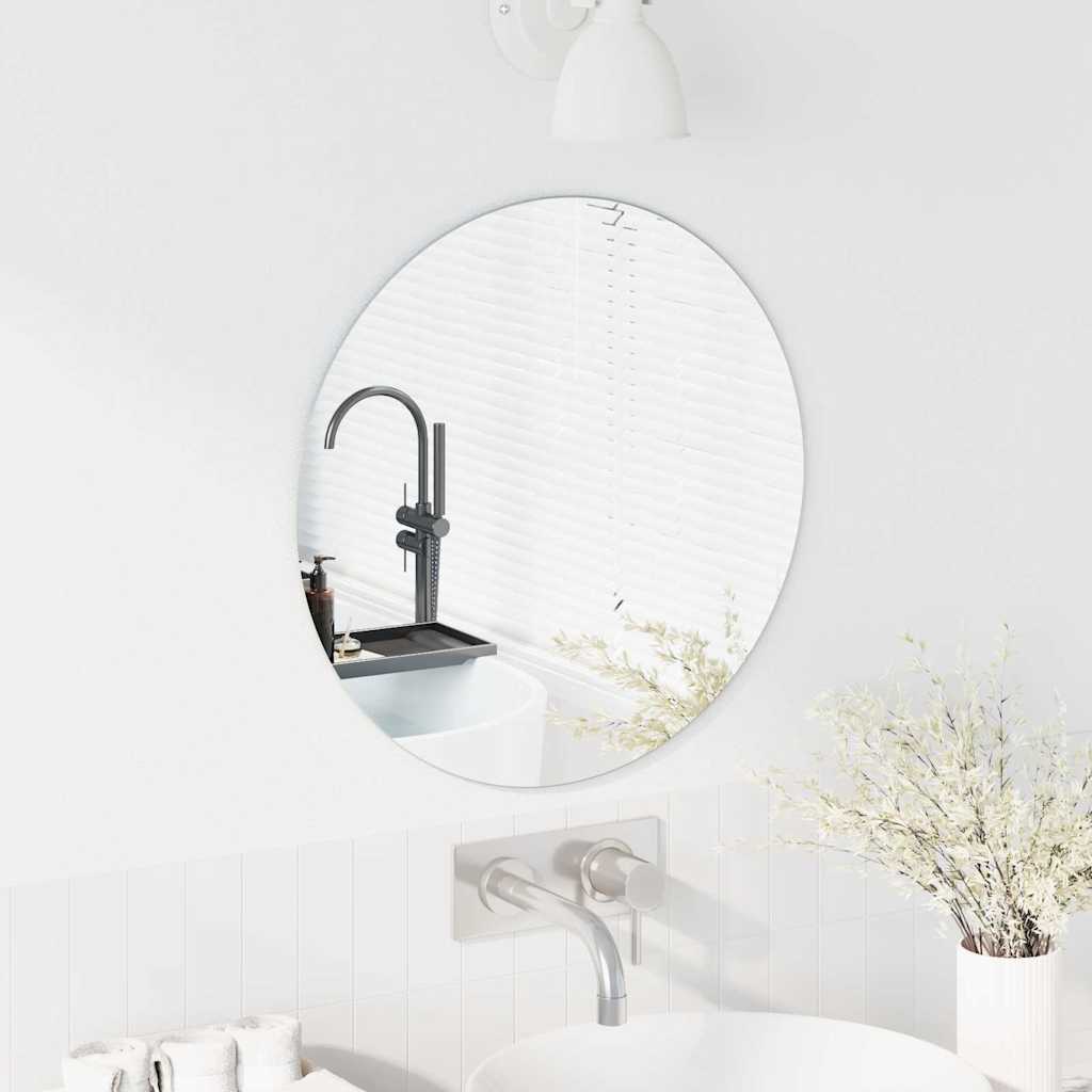 Vidaxx espejo de pared redondo ø 50 cm vidrio templado