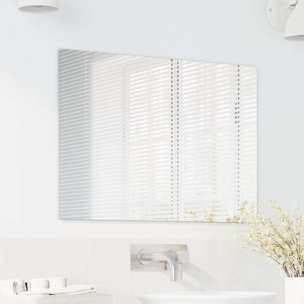 Vidaxx espejo de pared rectangular 70 x 50 cm vidrio templado
