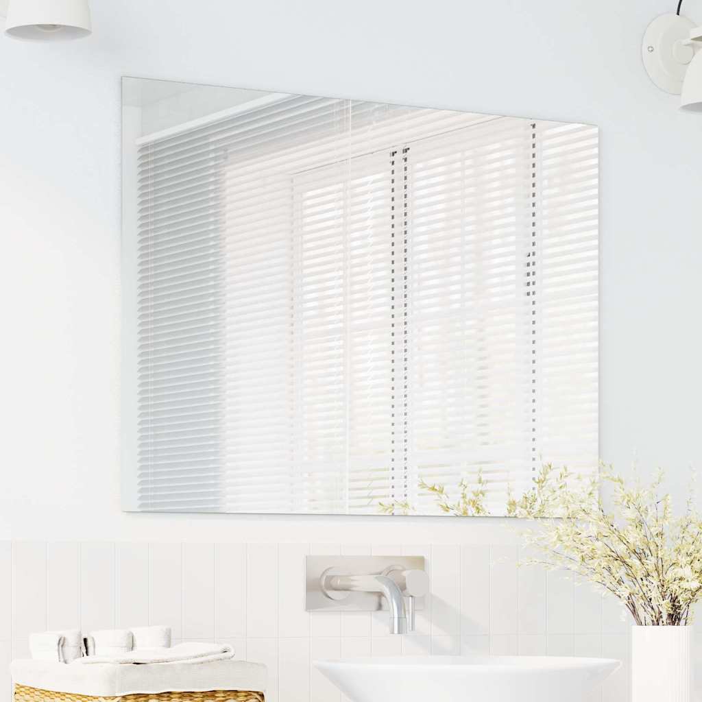 Vidaxx espejo de pared rectangular 80 x 60 cm vidrio templado