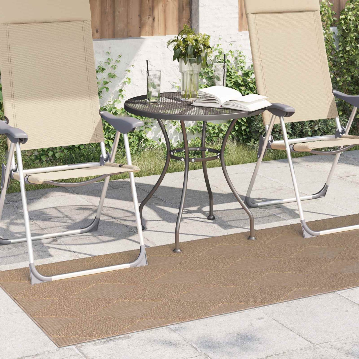 Vidaxl vloerkleden rechthoekig huarte naturel 200 x 80 cm polyester