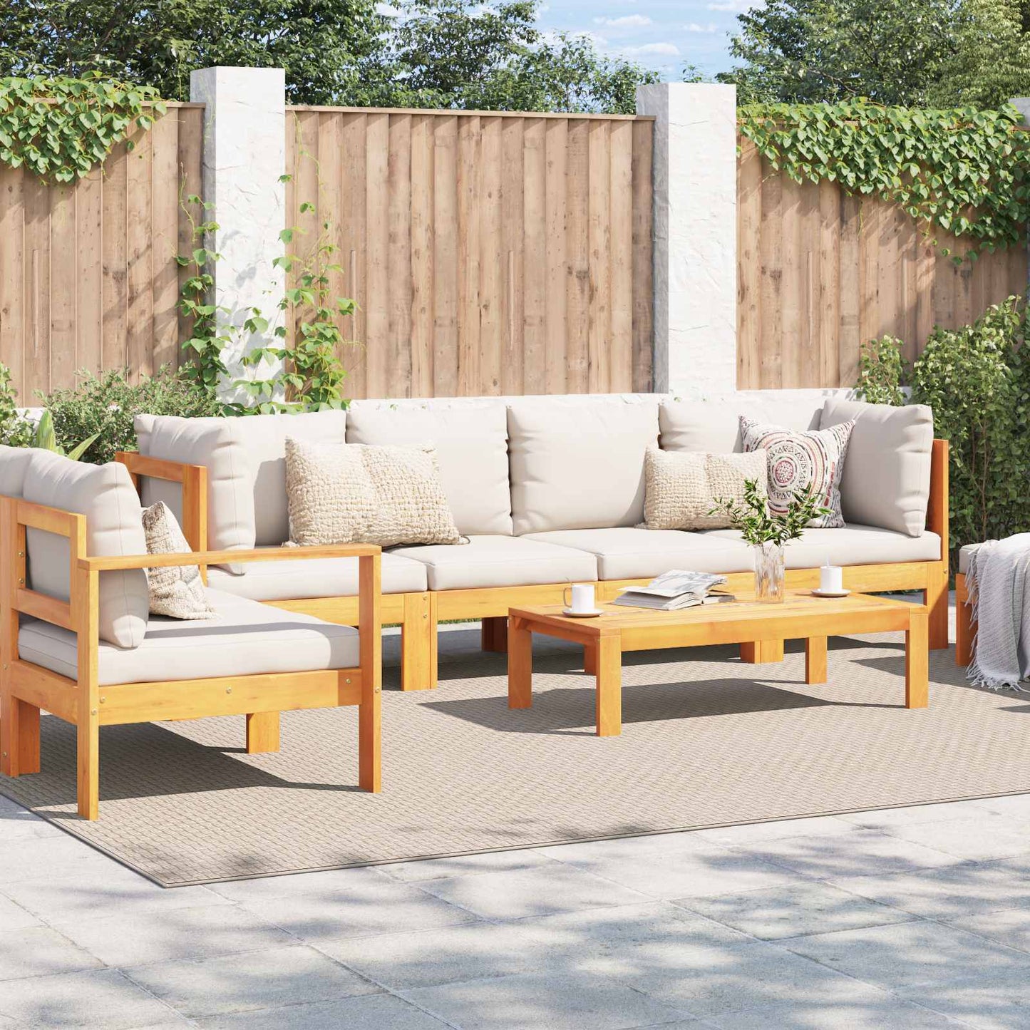 Vidaxl vloerkleden rechthoekig huarte crème 280 x 200 cm polyester
