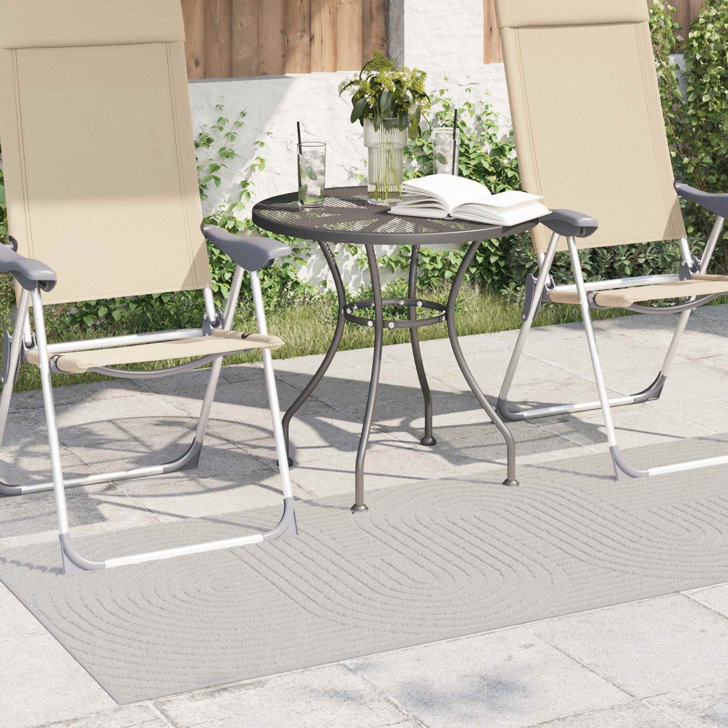 Vidaxl vloerkleden rechthoekig huarte crème 200 x 80 cm polyester