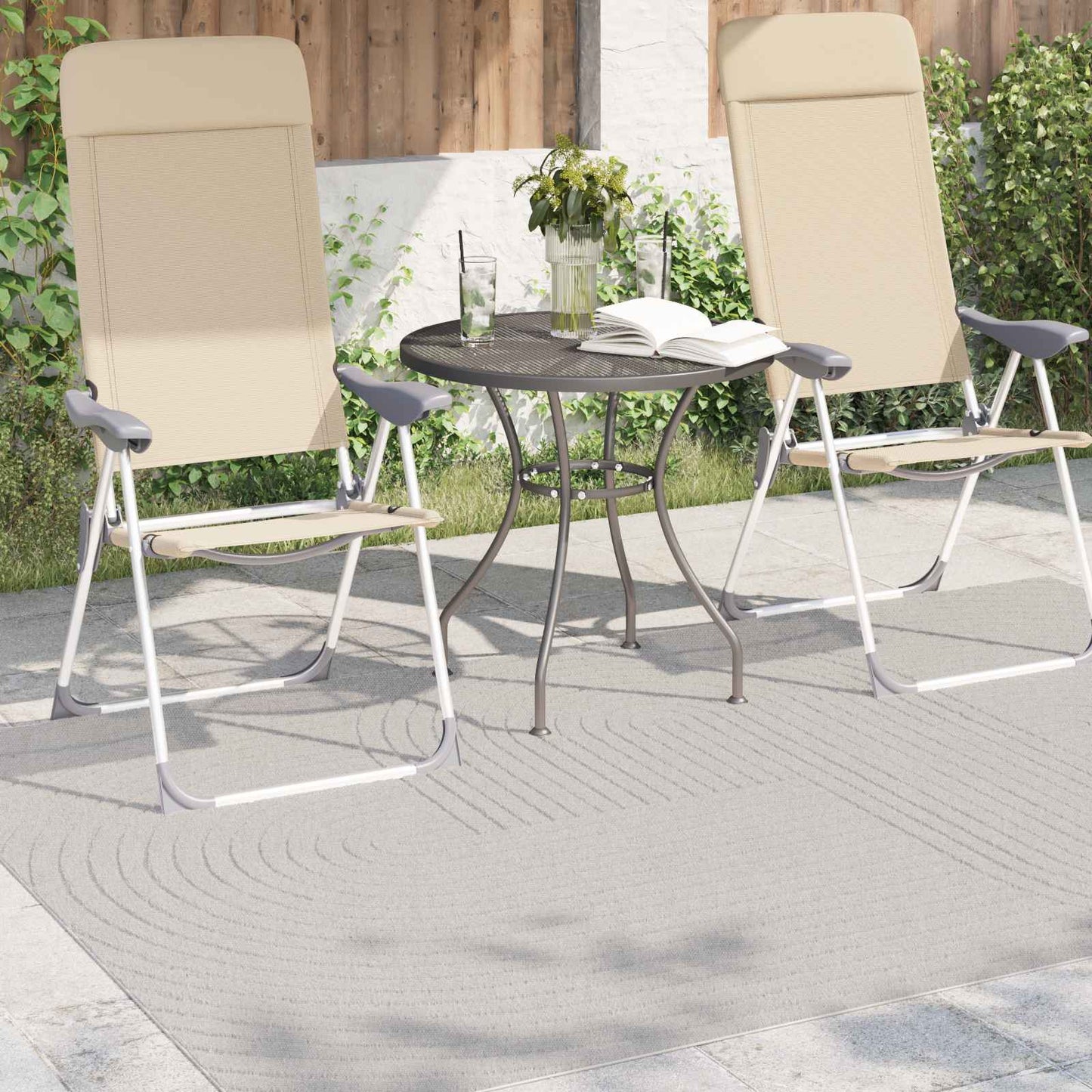 Vidaxl vloerkleden rechthoekig huarte crème 170 x 120 cm polyester