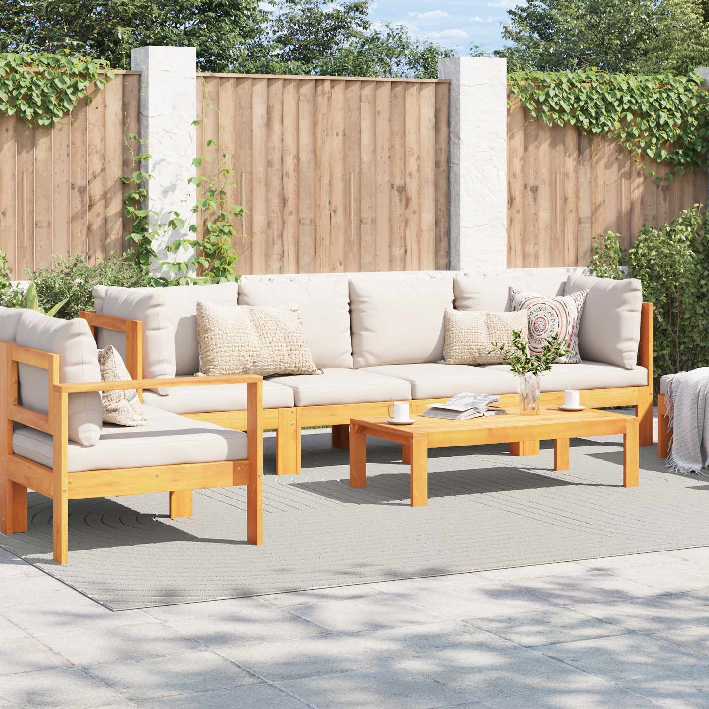 Vidaxl vloerkleden rechthoekig huarte crème 280 x 200 cm polyester