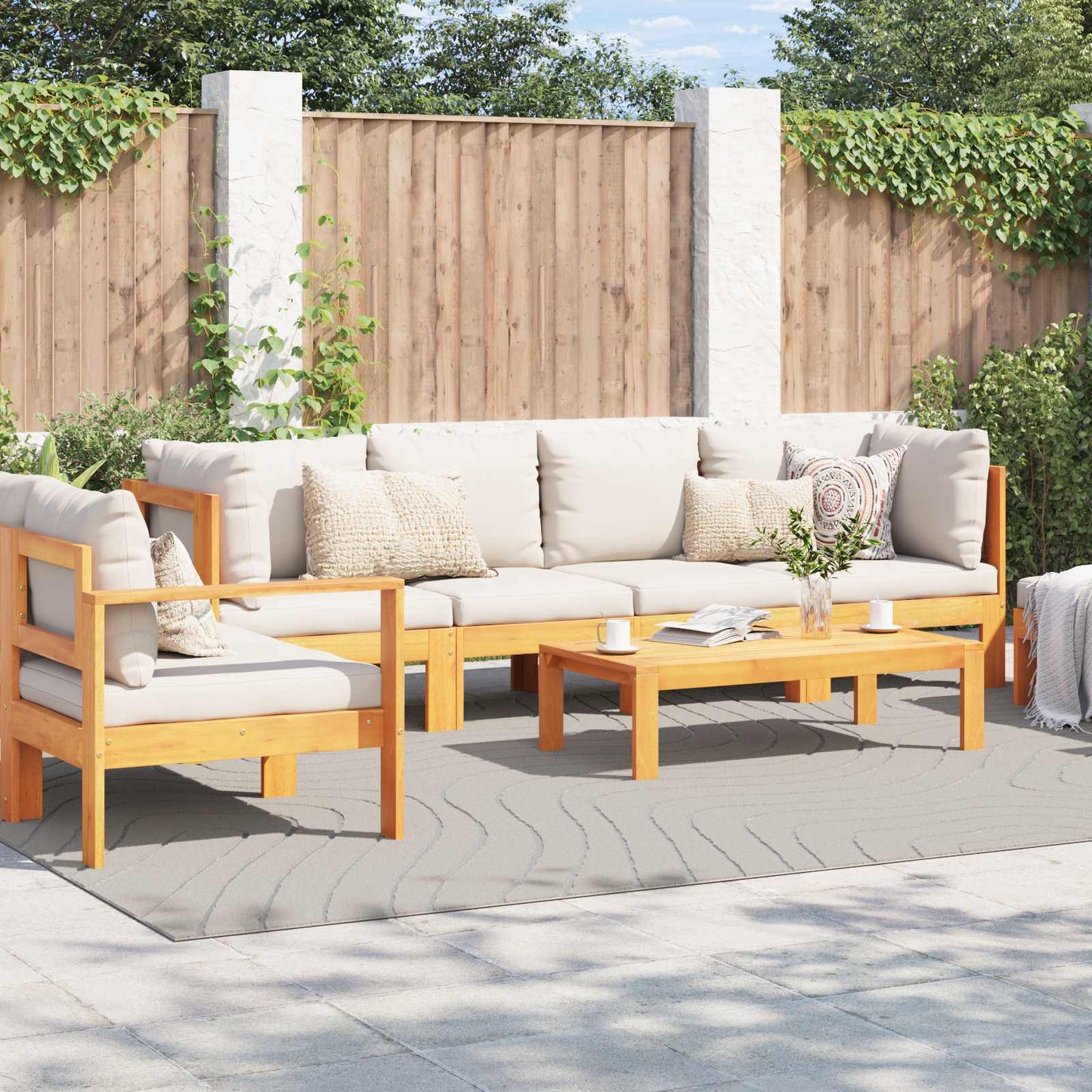 Vidaxl vloerkleden rechthoekig huarte crème 280 x 200 cm polyester
