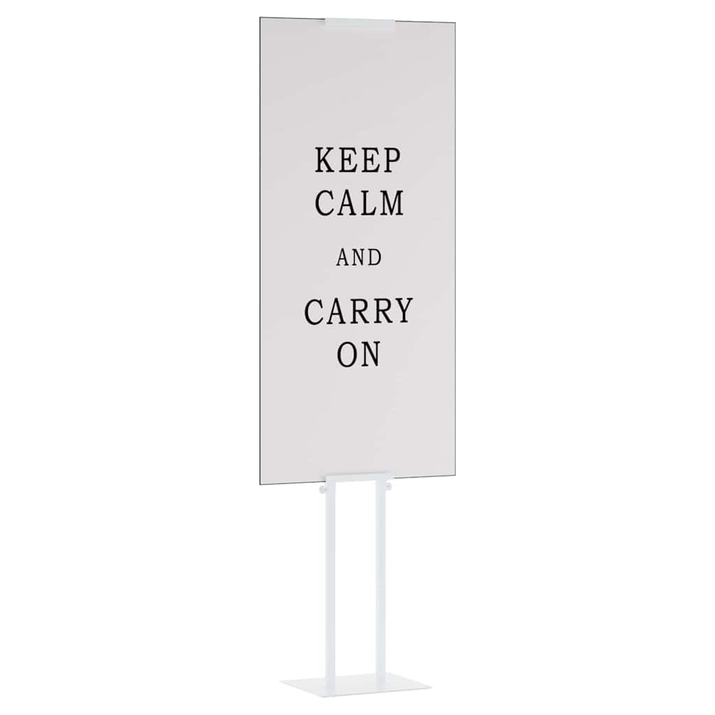 Vidaxl beurs displays 2 pcs wit 30 x 23,5 x 210 cm staal