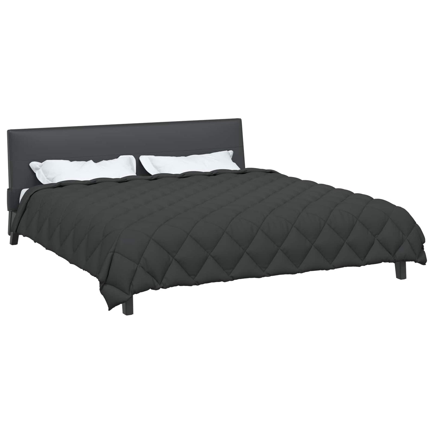 Vidaxl winter dekbed antraciet 200 x 200 cm microfiber