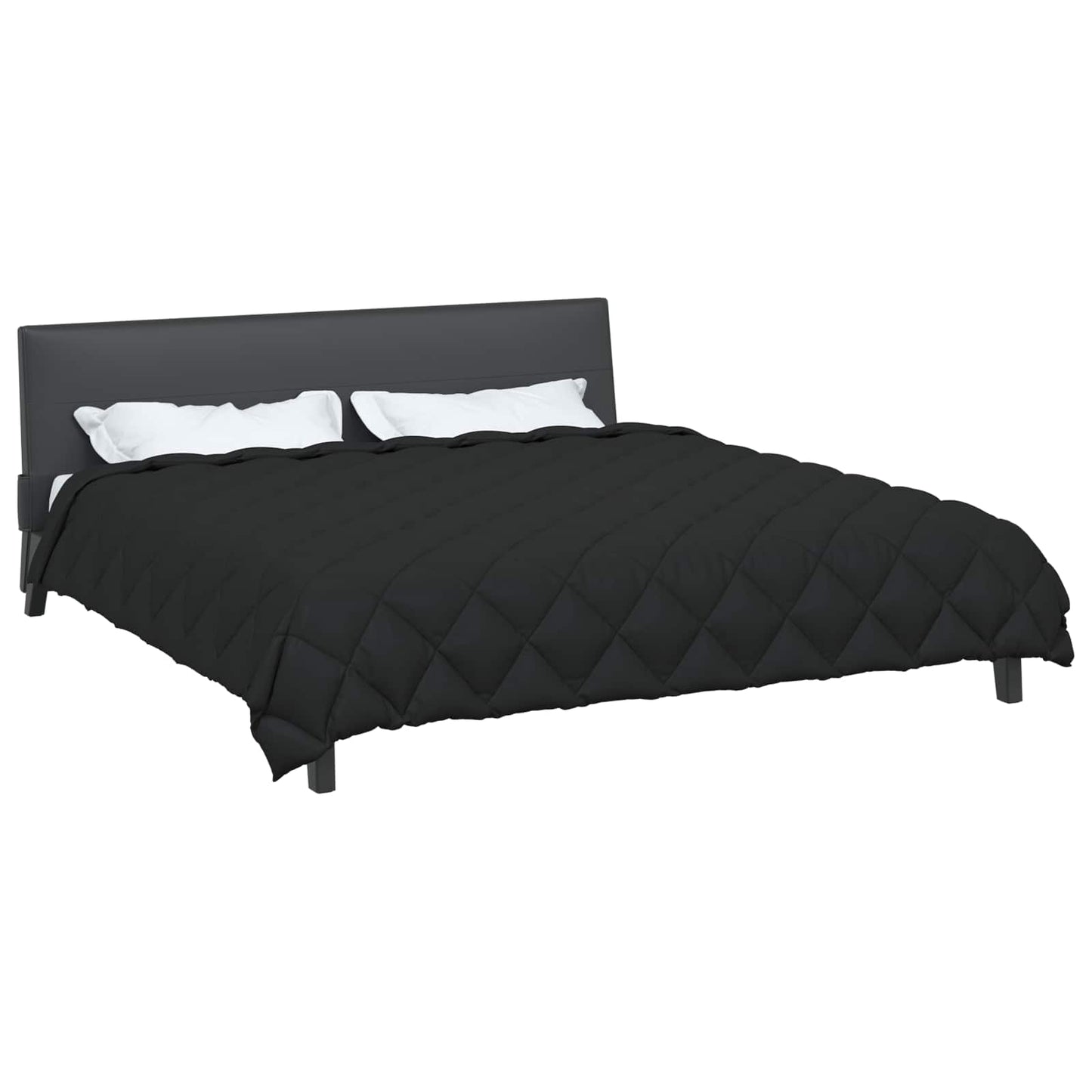 Vidaxl winter dekbed zwart 220 x 260 cm microfiber