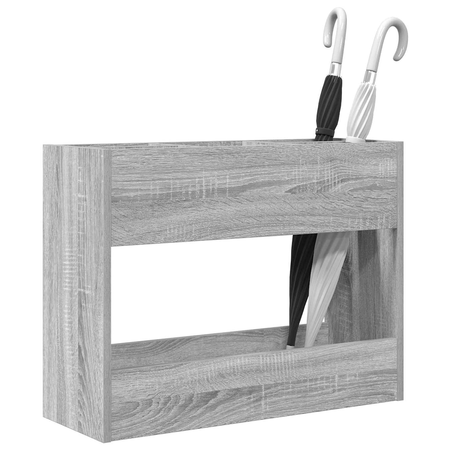Ombrello Vidaxl standard grigio sonoma 65 x 24 x 50 cm in MDF