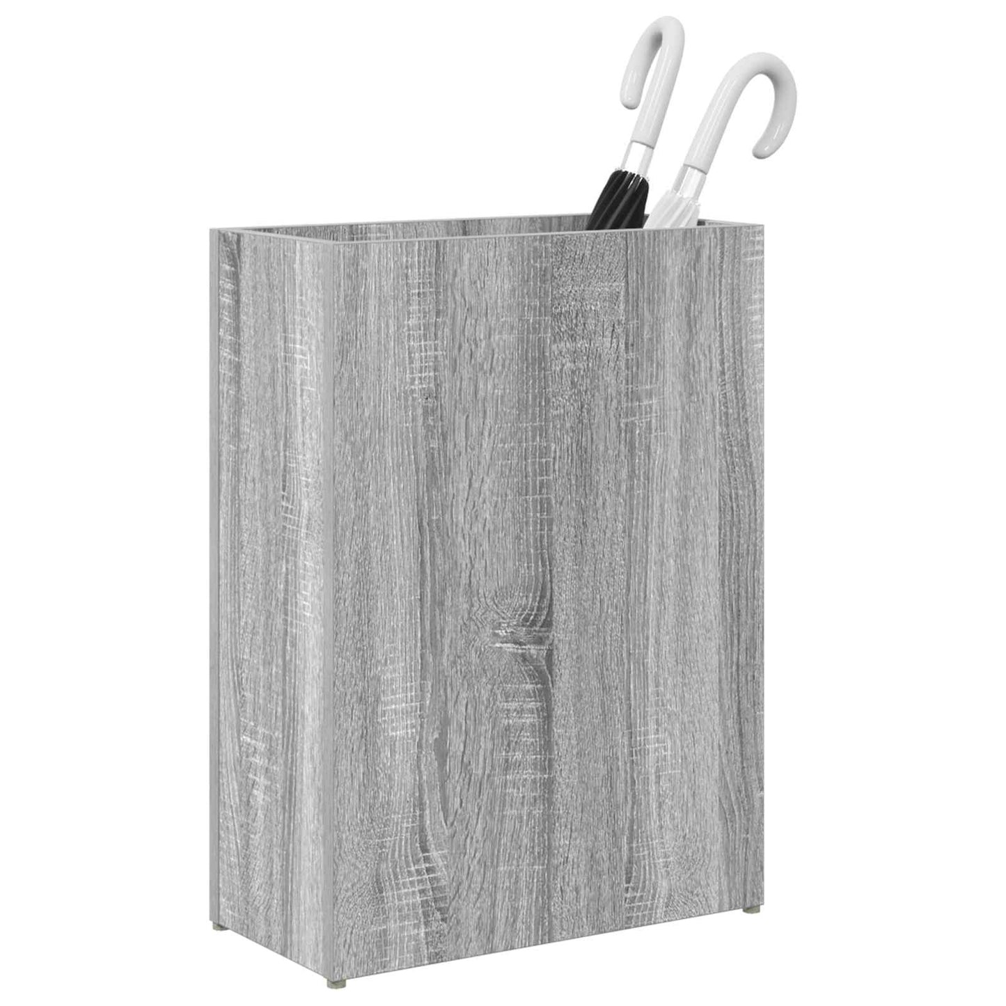 Vidaxl paraguas estándar gris sonoma 40 x 20 x 55,5 cm madera artesanal