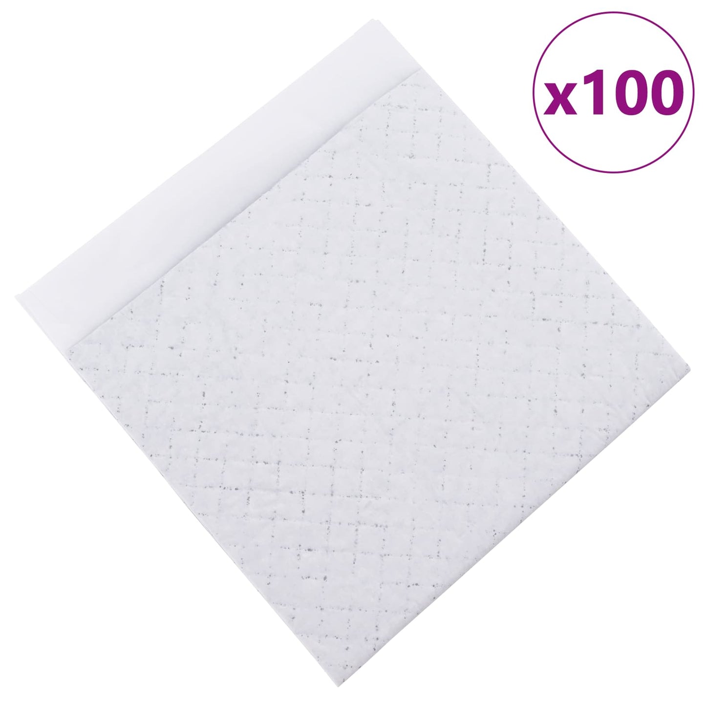 Vidaxxl almohadilla de adiestramiento para mascotas de tela no tejida 100uds 45 x 33 cm