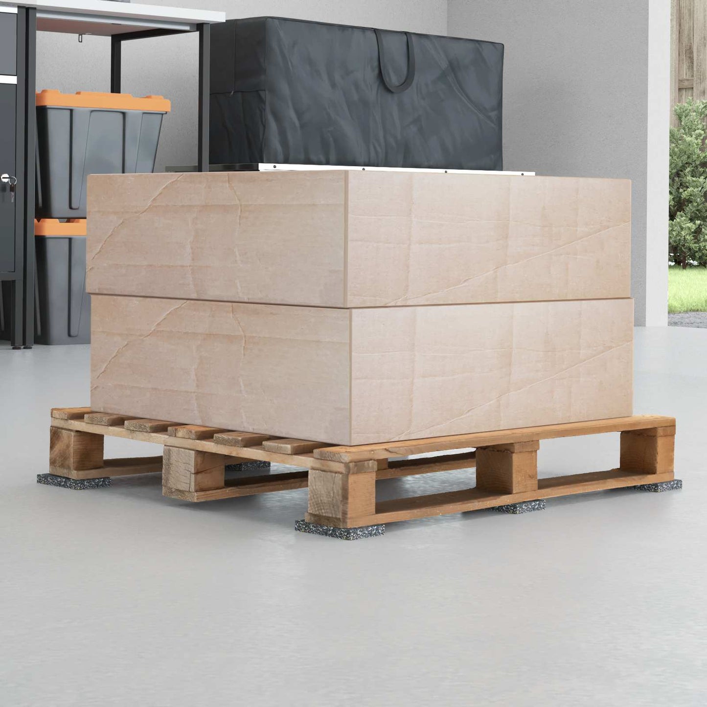 Rodillo de goma vidaxxl goma negra