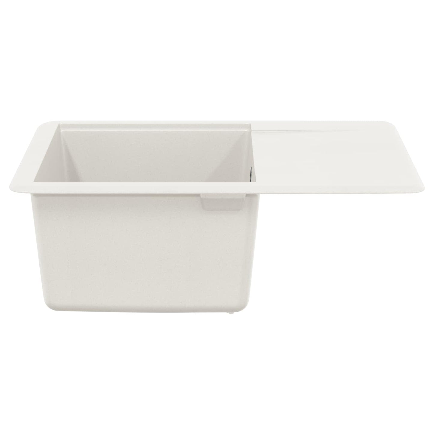 Fregadero vidaxx blanco 560 x 460 mm 80% cuarzo y 20% resina