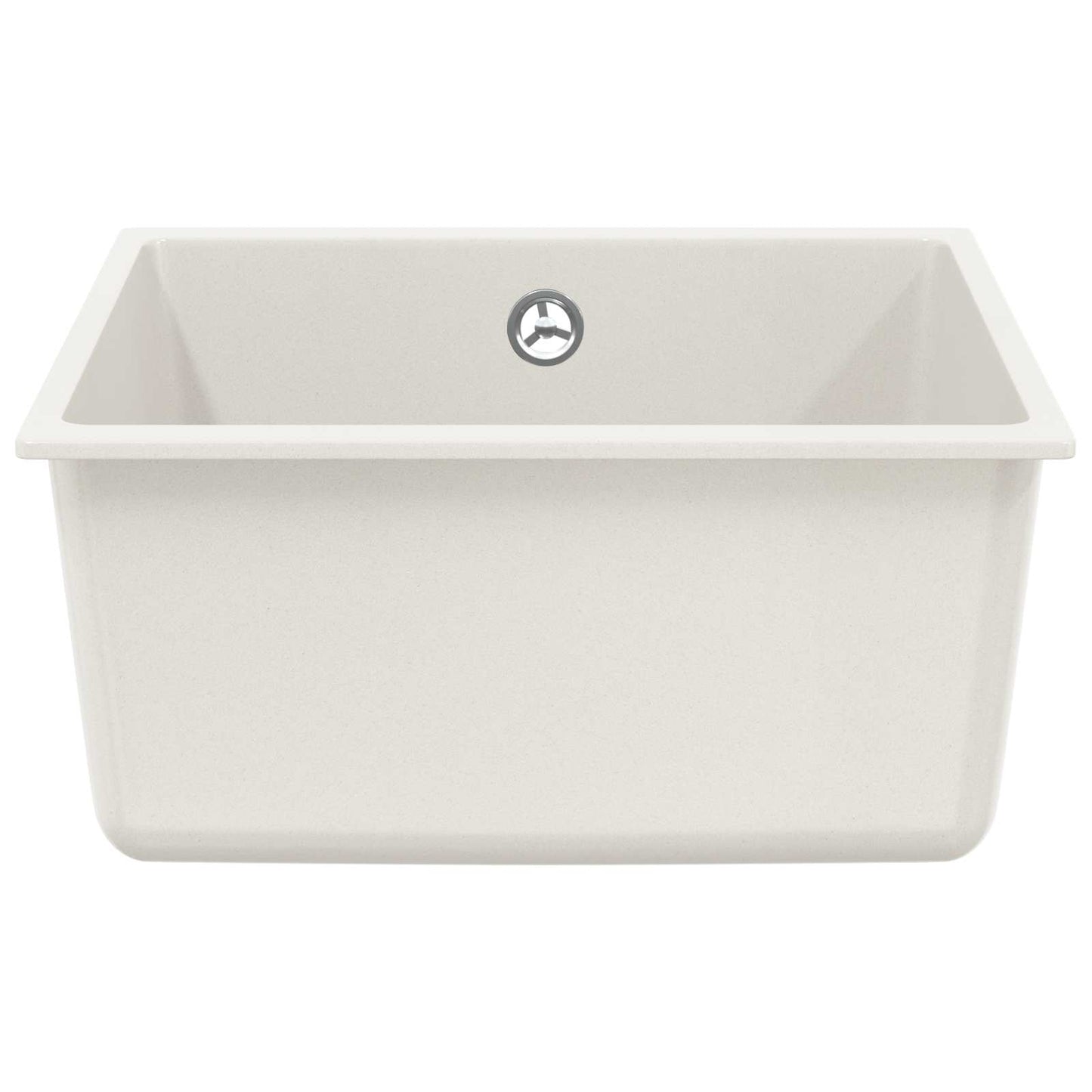 Fregadero vidaxx blanco 430 x 460 mm 80% cuarzo y 20% resina
