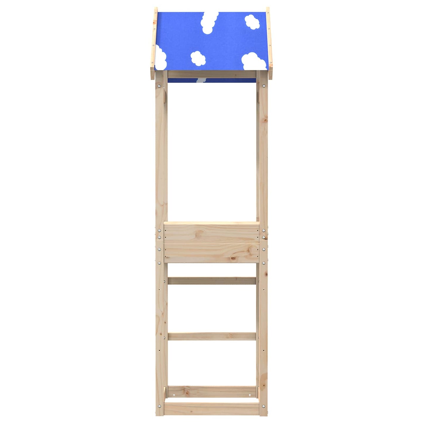 Vidaxx torre de juegos marrón 52,5 x 46,5 x 195 cm madera maciza de pino