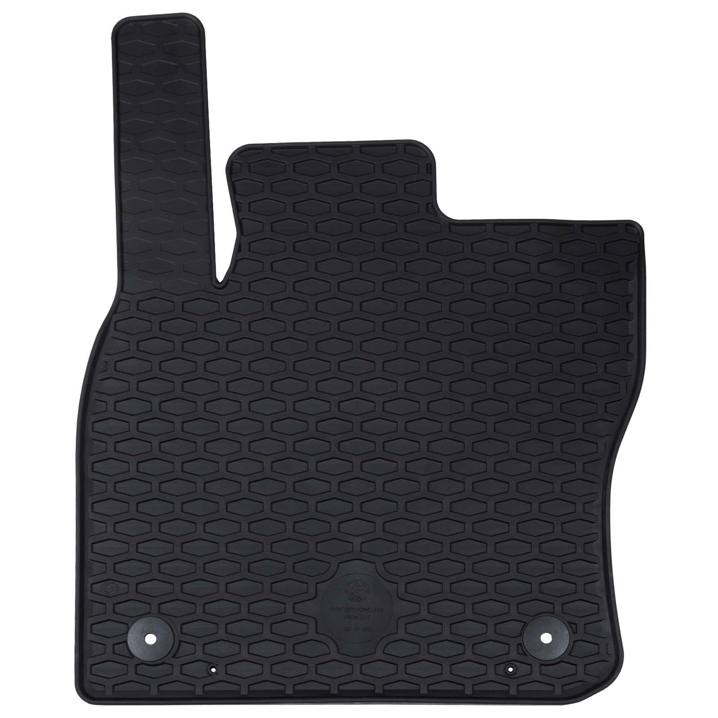 Tappetini per auto VidaXL 4 pezzi in TPE nero