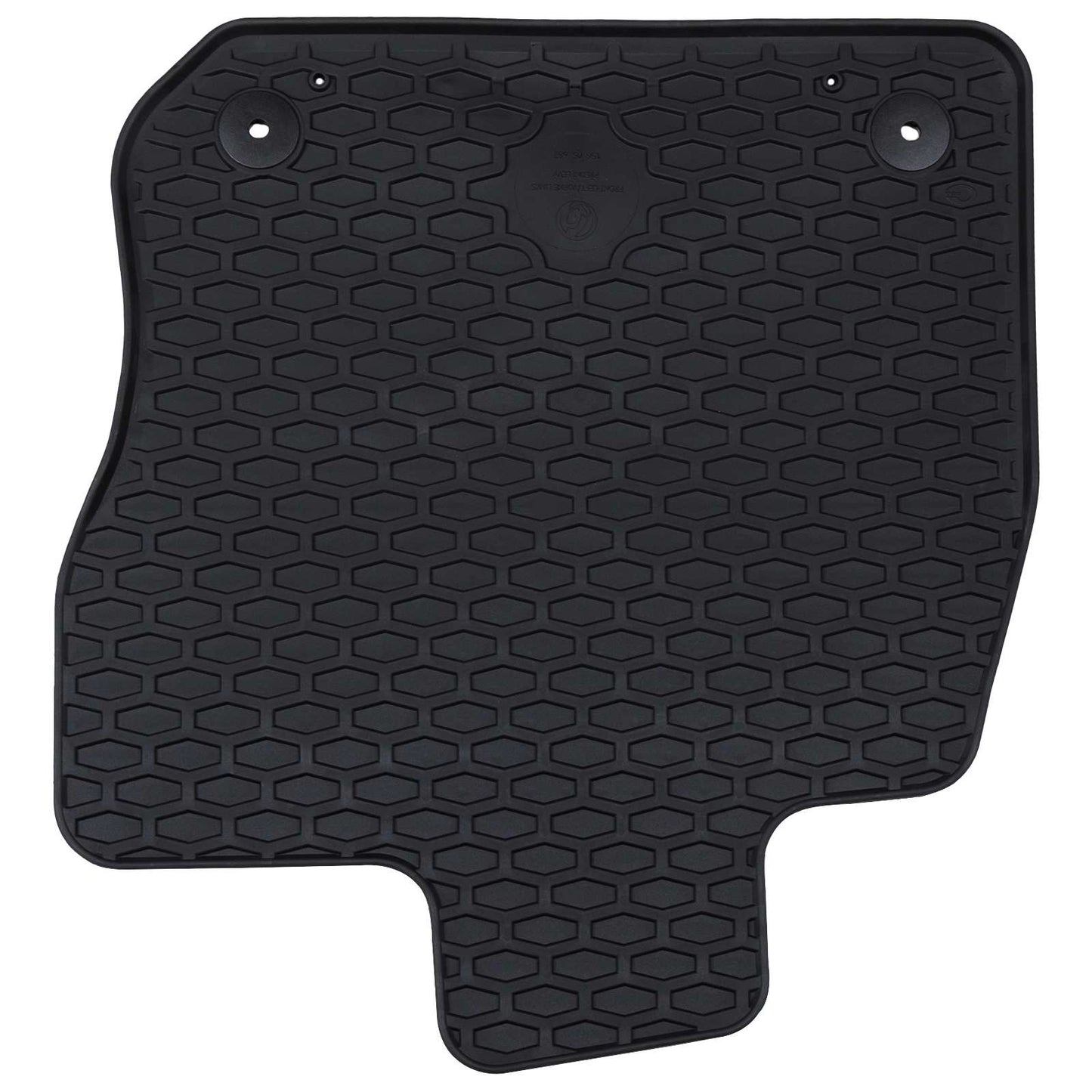 Tappetini per auto VidaXL 4 pezzi in gomma nera VW Golf VIII MHEV