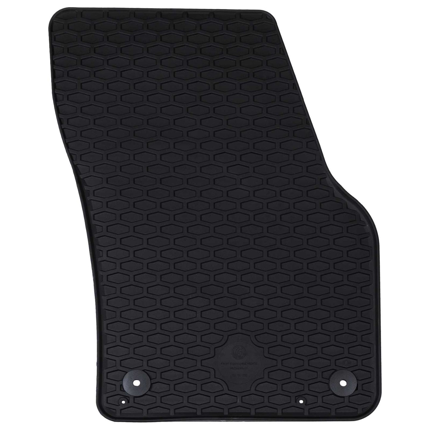 Tappetini auto Vidaxl 4 pezzi in gomma nera VW Tiguan Tdi