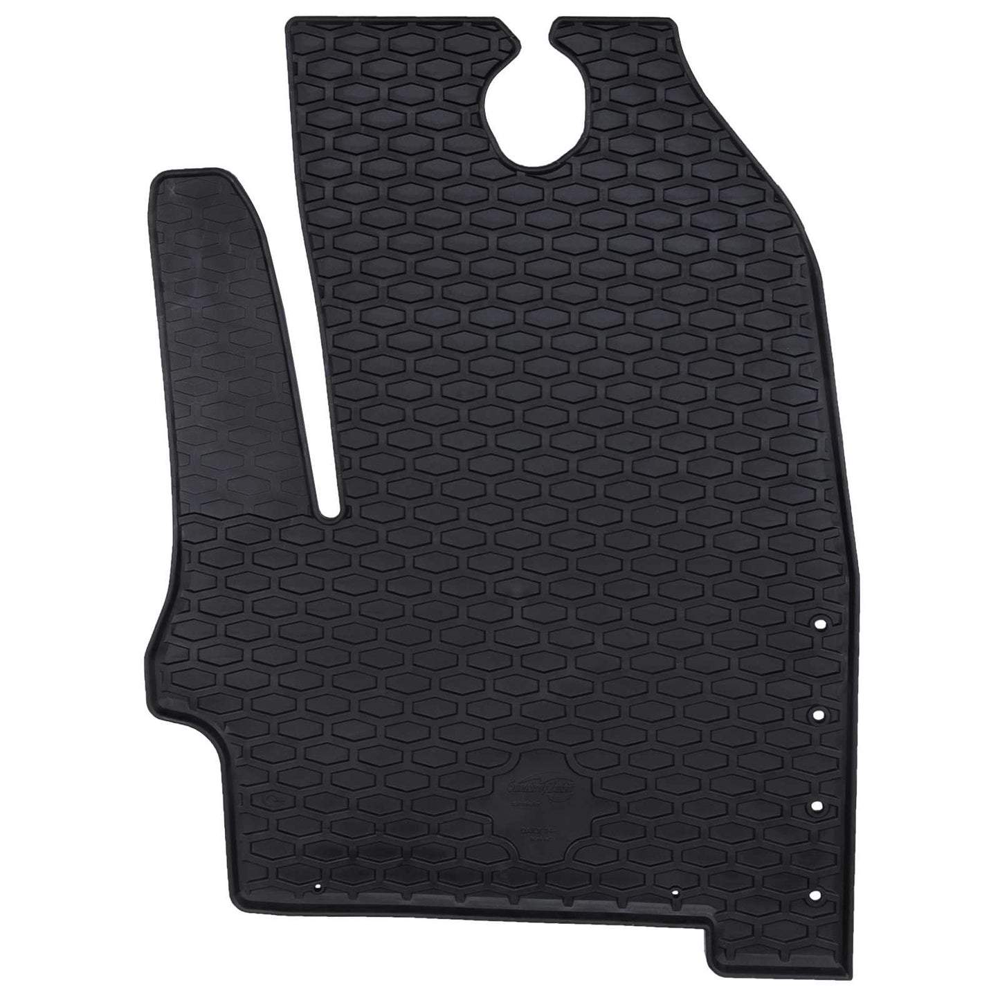Vidaxl autobodemmat 3 pcs zwart iveco daily rubber