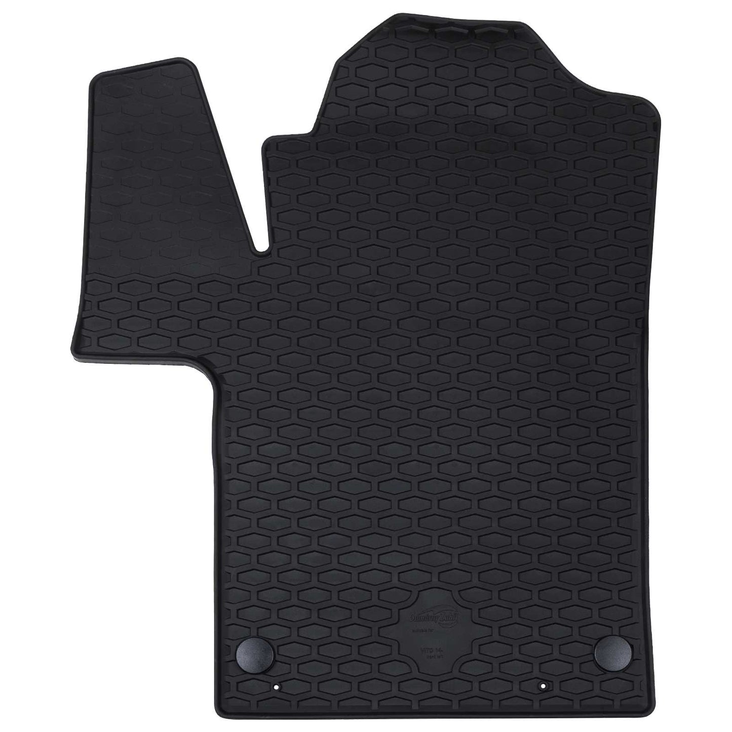Alfombrillas para coche VidaXL 2 uds TPE negro