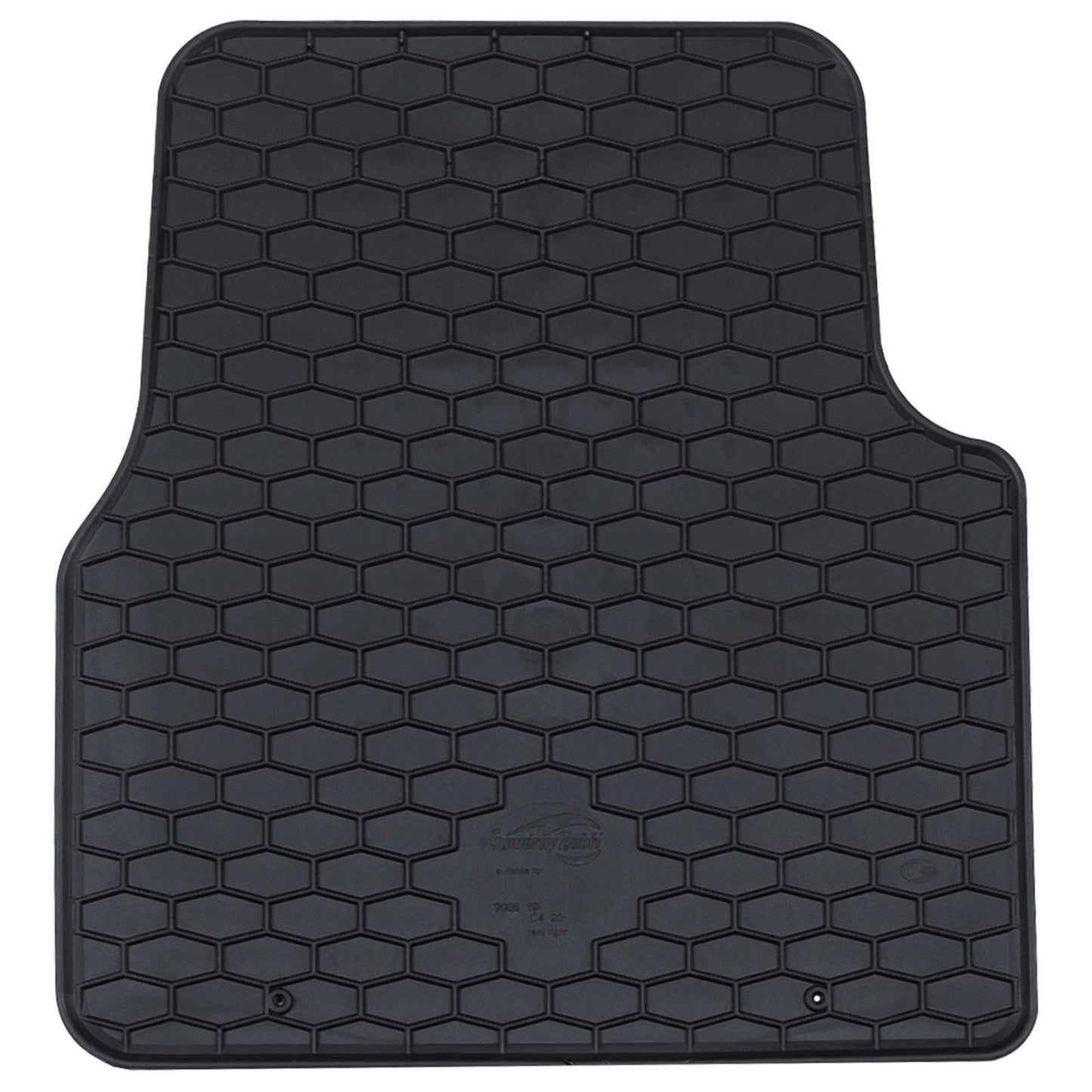 Alfombrillas de coche Vidaxx 4 piezas negras adecuadas para c4, c4x, 2008 tpe