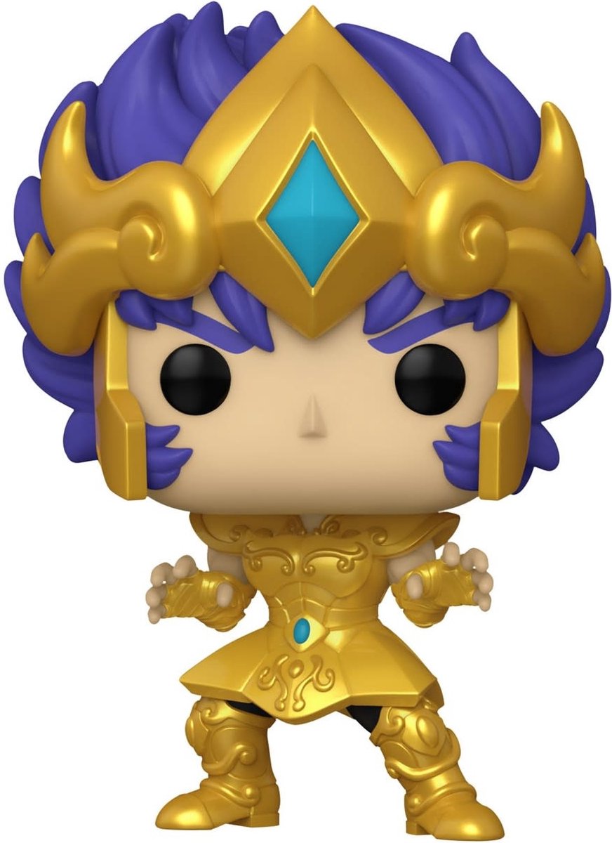 Funko saint seiya - pop! animation figure gold leo ikki 9 cm verzamelfiguur - multicolours