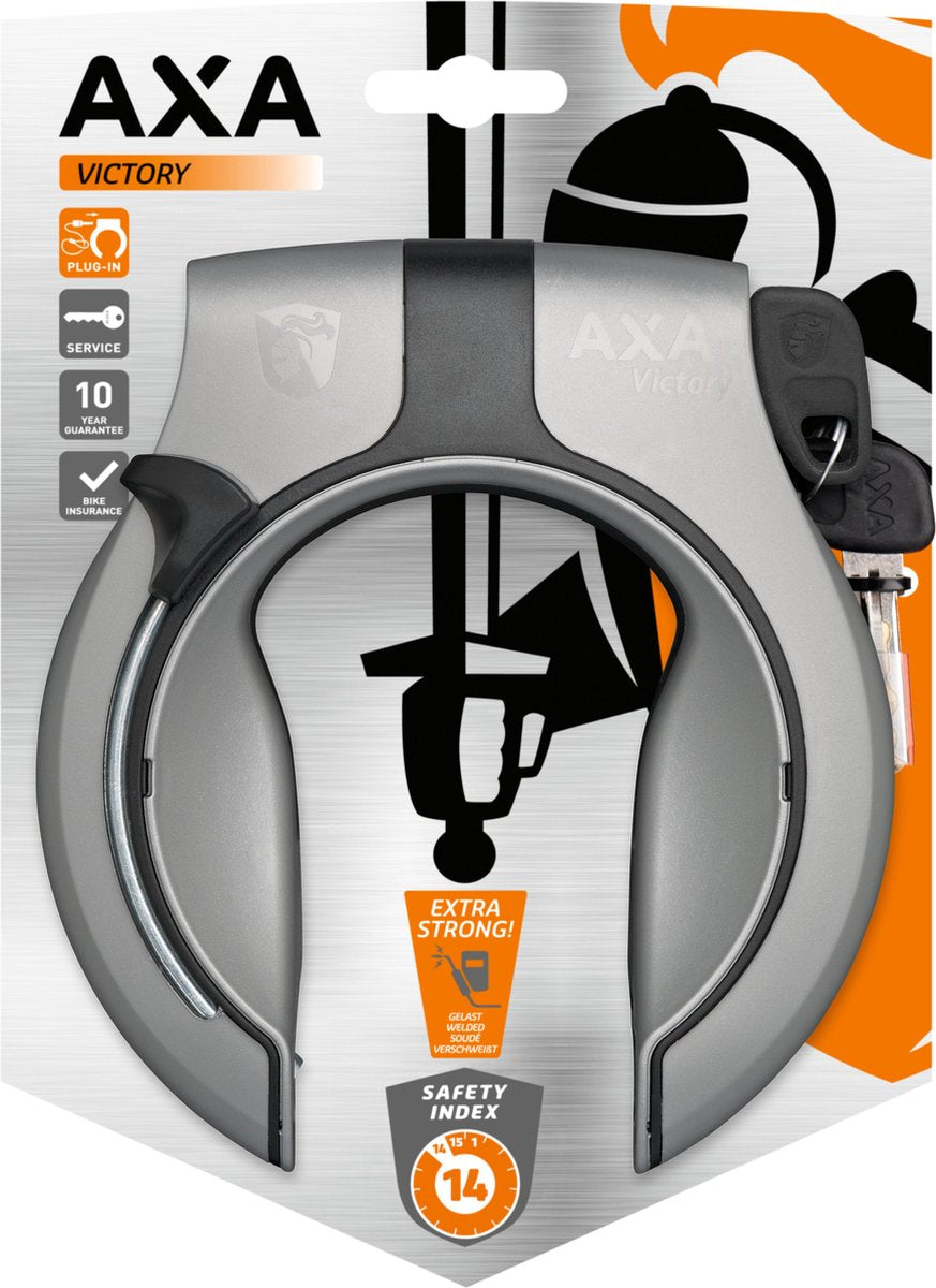 Axa Victory Ringlot - Art2, Gray, 10 mm - Máxima seguridad