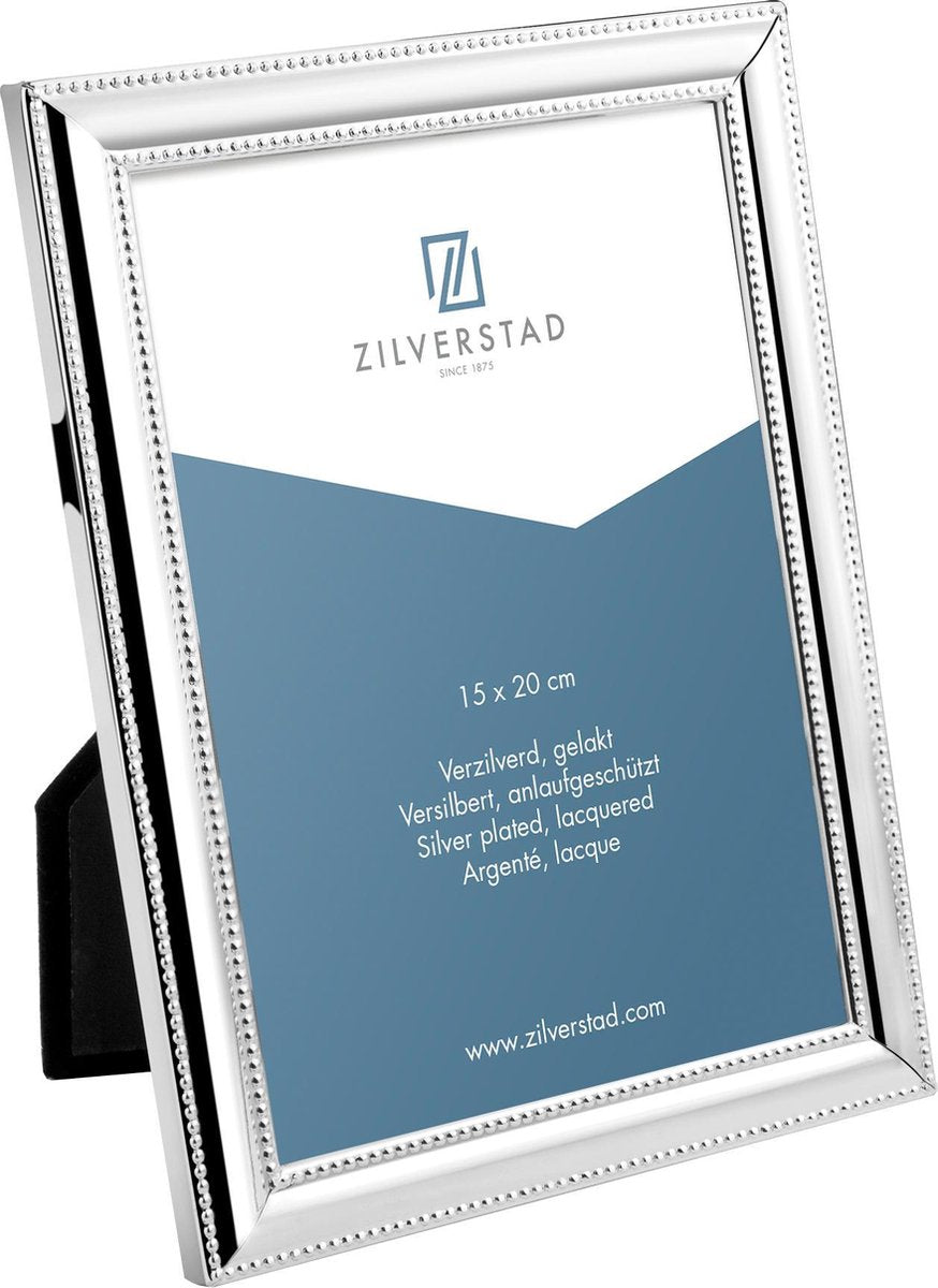 Zilverstad - fotolijst parel 15x20 cm verzilverd
