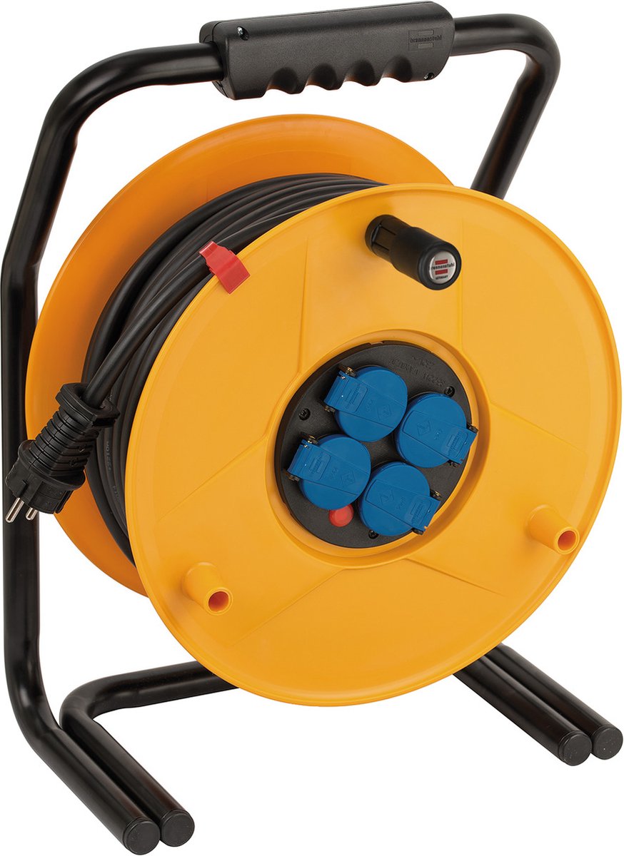 Brennerstuhl brobusta ip44 carrete de cable para construcción industrial 40m h07rn-f 3g2.5 *fr*