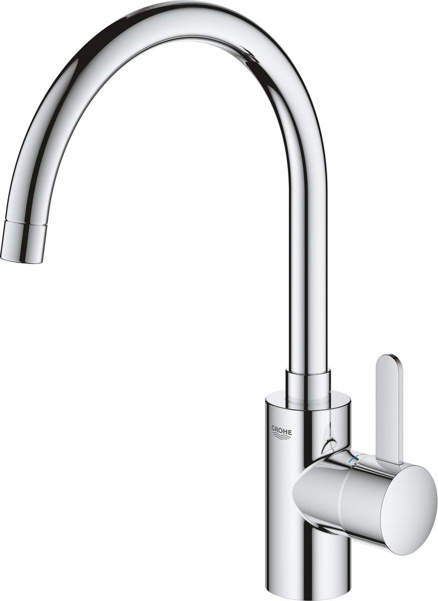 Grifo de cocina Grohe eurosmart cosmopolitan - caño alto - rango de giro de 150° - cromo