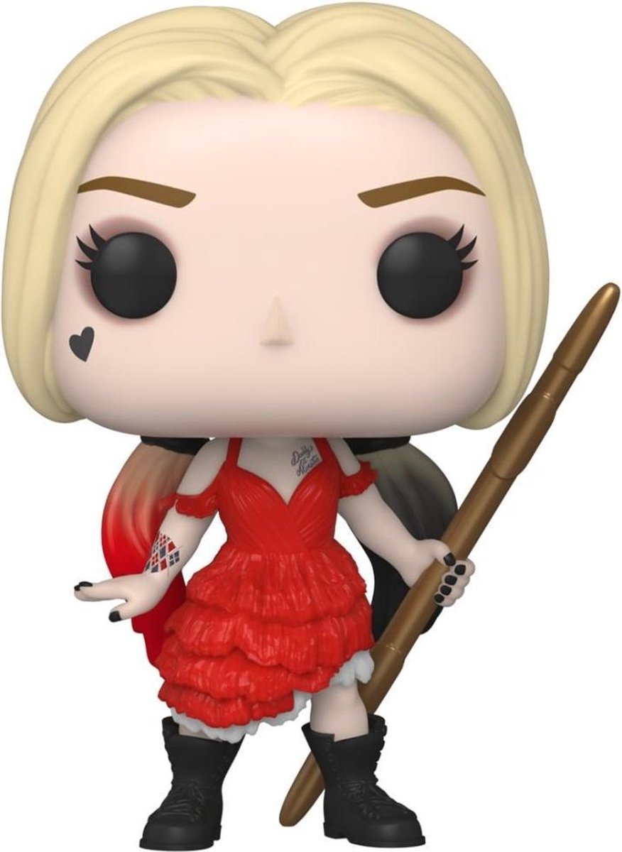 Funko harley quinn pop! vinyl figure 9 cm - the suicide squad (beschadigde jurk)