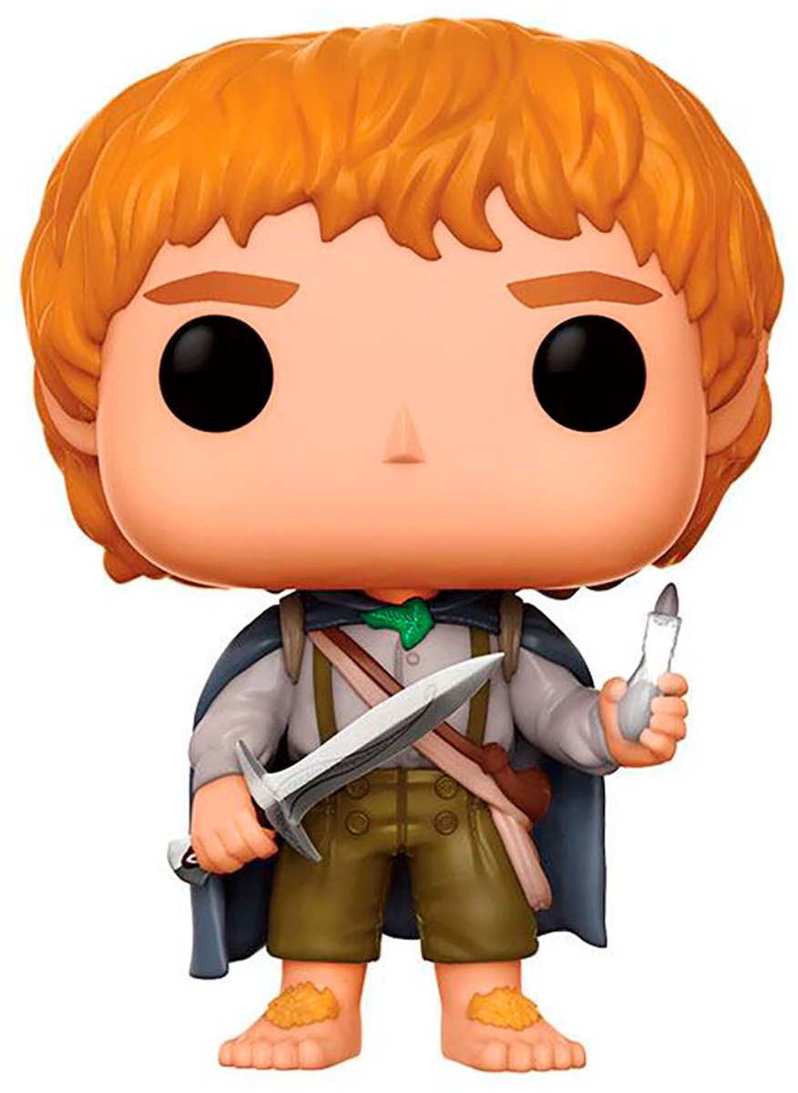 Funko pop film: il signore degli anelli - samwise gamgee (glow in the dark) pop #445