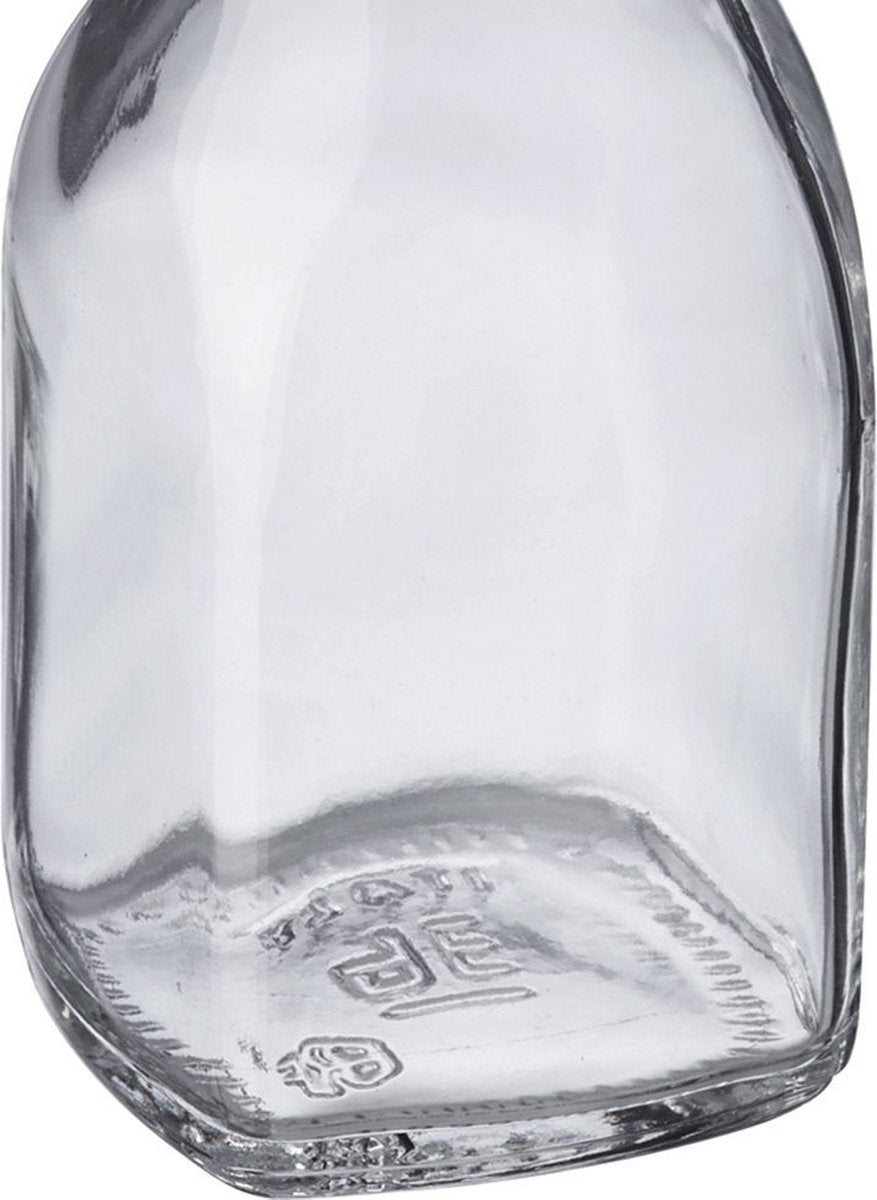 Westmark botella de conserva con tapa abatible cuadrada 125 ml