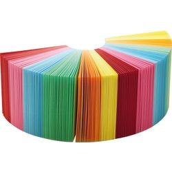 Cubo blocco folia colori arcobaleno vuoti