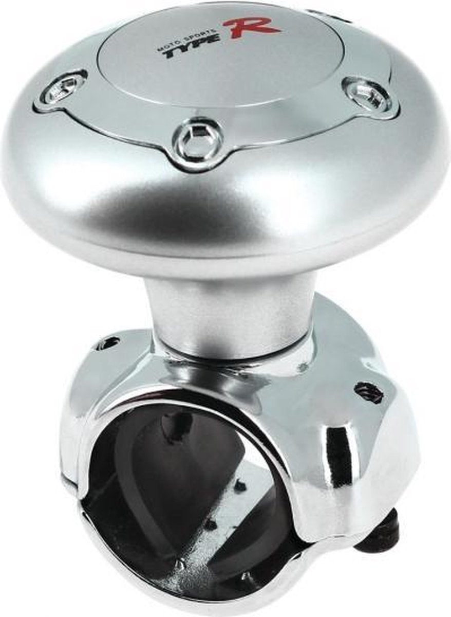Pomello volante Car Plus tipo r - per camion - argento cromato