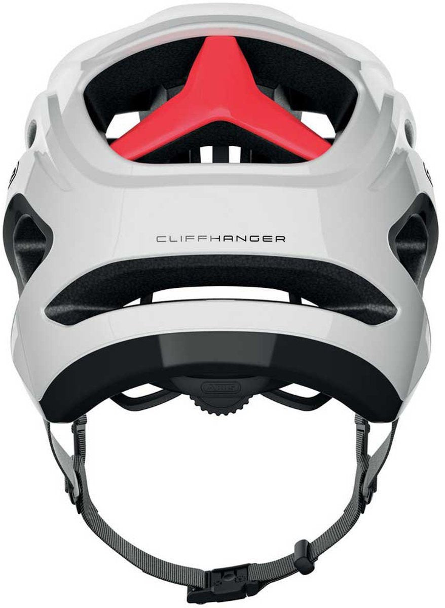 Abus cliffhanger mips - casco mtb bianco lucido l (57 - 61 cm)