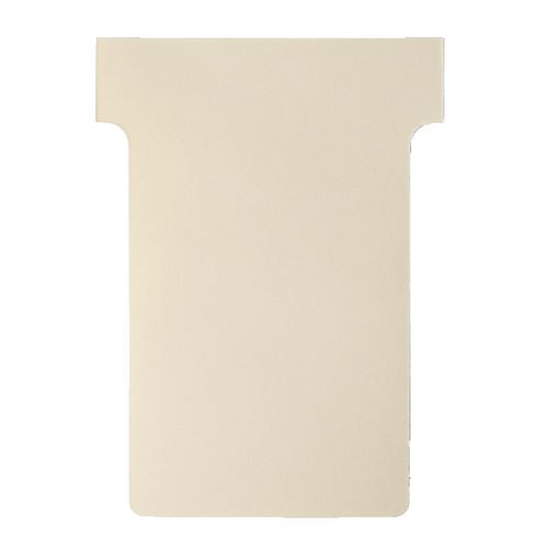 Schede con inserto a T per la pianificazione in cartone 170 g m2 60x15x85x48,5 mm beige