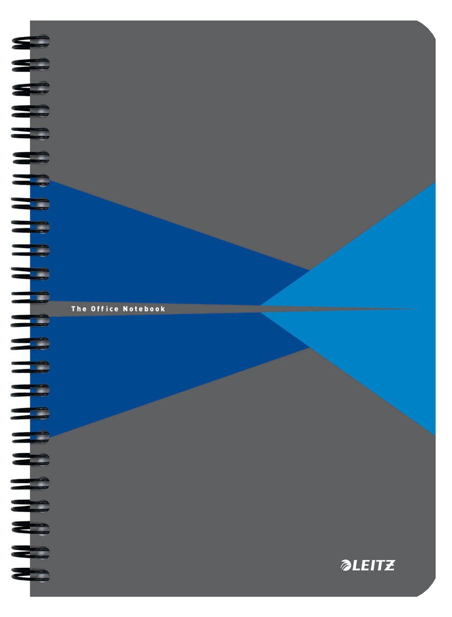 Quaderno da ufficio Leitz A5 a righe - con copertina in pp - carta da 80 grammi - blu